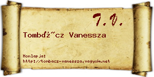 Tombácz Vanessza névjegykártya